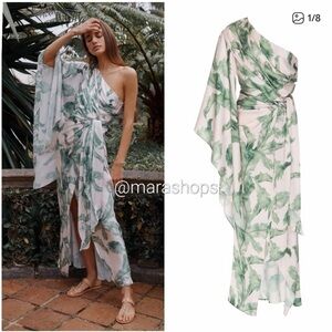 Significant Other Caspian One Shoulder High Low Cocktail Dress